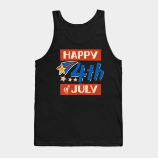 Happy 4th of July Retro Tank Top